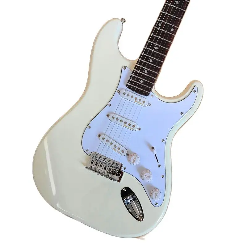 Классическая электрогитара с 6 струнами нитроцеллюарная в стиле ретро для