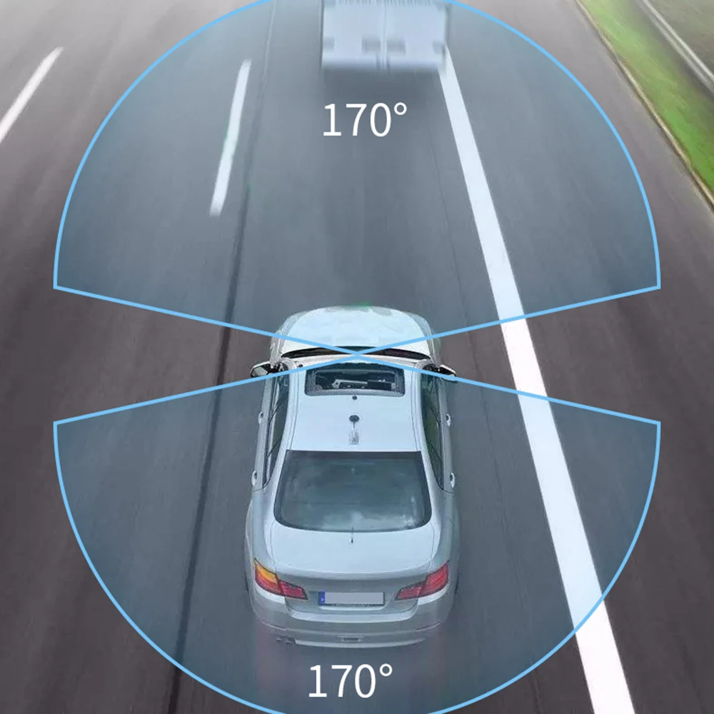 360 градусов WiFi видеорегистратор с инфракрасным ночным видением двойной 1080P