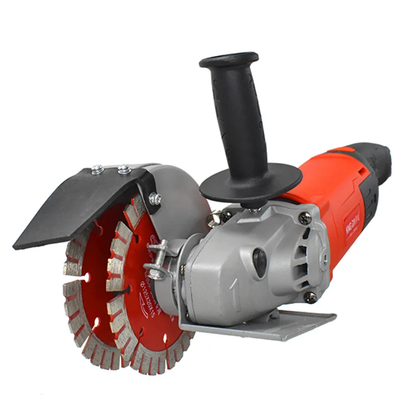 

Double chip Slotting Machine Dustless Hydropower Installation Engineering Wall Wire Slot Concrete Cutting Machine
