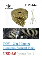 Free Shipping Turbo Heat Shield /Turbocharger Blanket WRAP+SPRING FOR Subaru WRX PQY-2306