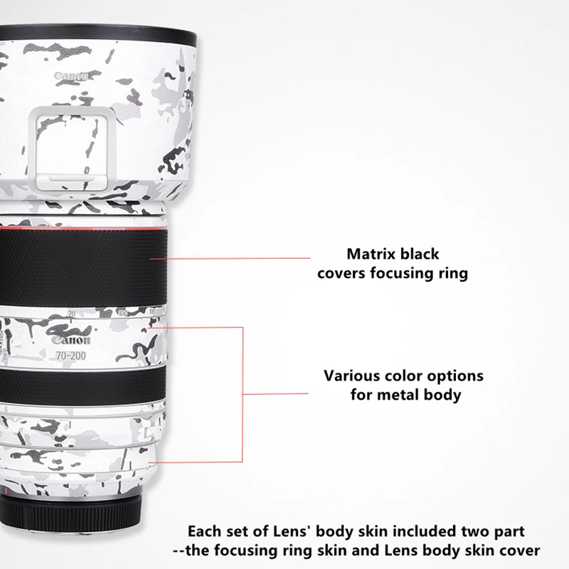 RF 70-200 мм f/2 8 Премиум наклейка для объектива Canon RF70-200mm F2.8 L IS USM защитная пленка от