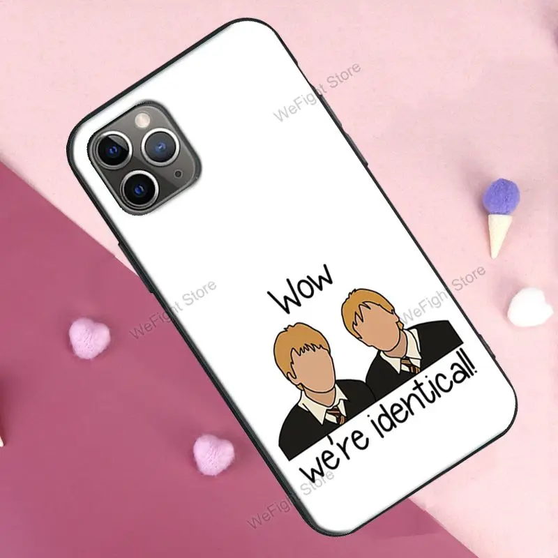 Fred and George Weasley Case For iPhone 12 mini 11 Pro Max XR X XS 6S 7 8 Plus SE 2020 Coque Funda Cover | Мобильные телефоны и