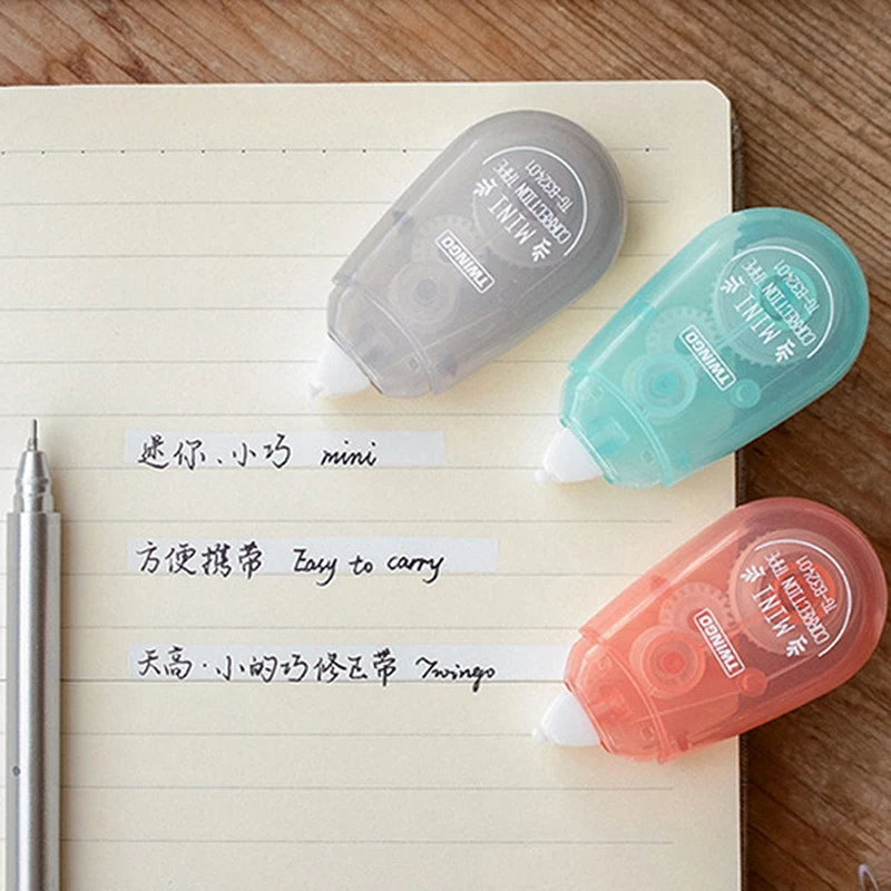 

1Pcs 5m Roller transparent cute correction tape stationery office school supplies