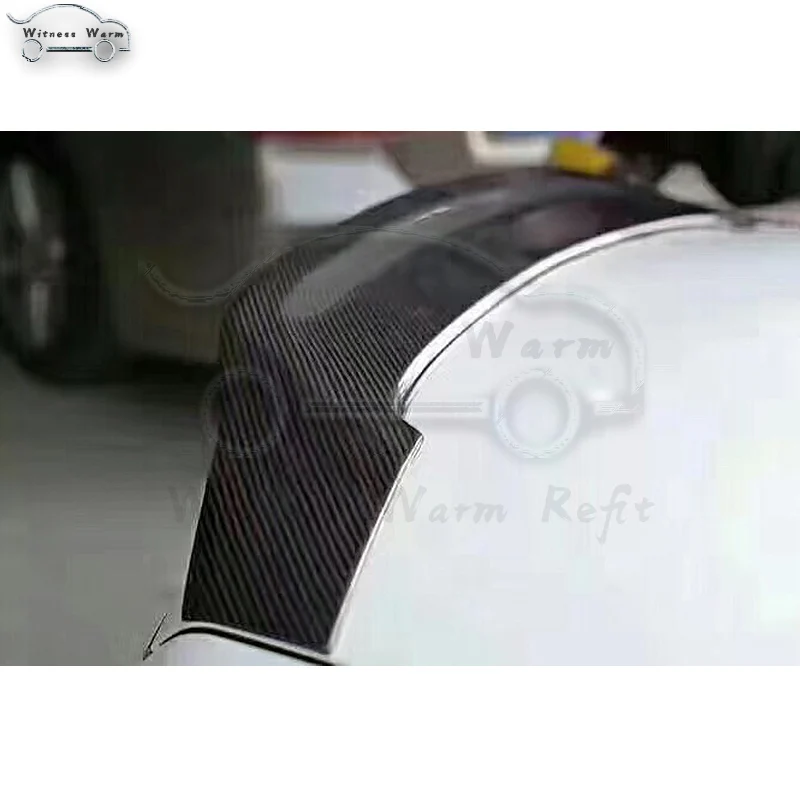 W204 заднее крыло из углеродного волокна спойлер для багажника Mercedes Benz C Class C300 C260 2