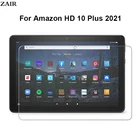 Закаленное стекло для Amazon Fire HD 10 Plus 2021 (11-го поколения), Защита экрана для Amazon Fire HD10 + Защитная пленка для планшета