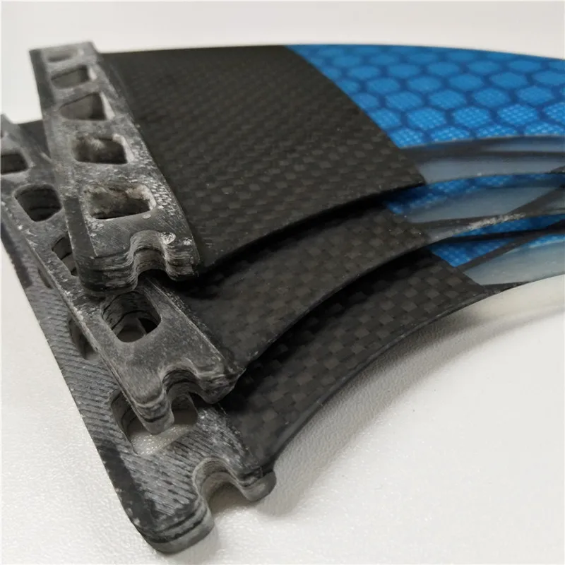 Сотовый плавник для доски серфинга G3/G5/G7 Blue Future Fins Carbon Fibre Surf barbatanas Бесплатная