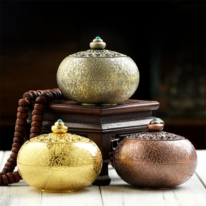 Сплав ретро полая курильница спираль сандаловое дерево кадило под старину