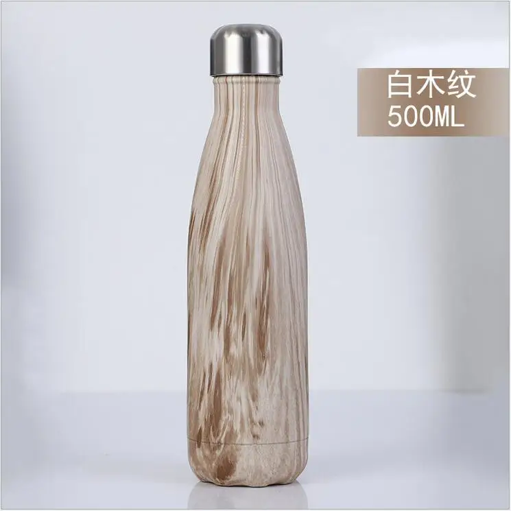 1000 мл Спортивная бутылка для воды из нержавеющей стали Cola Motion прочная чашка для воды Однослойная металлическая цветная бутылка для напитков Cola посуда для напитков - Color: 9