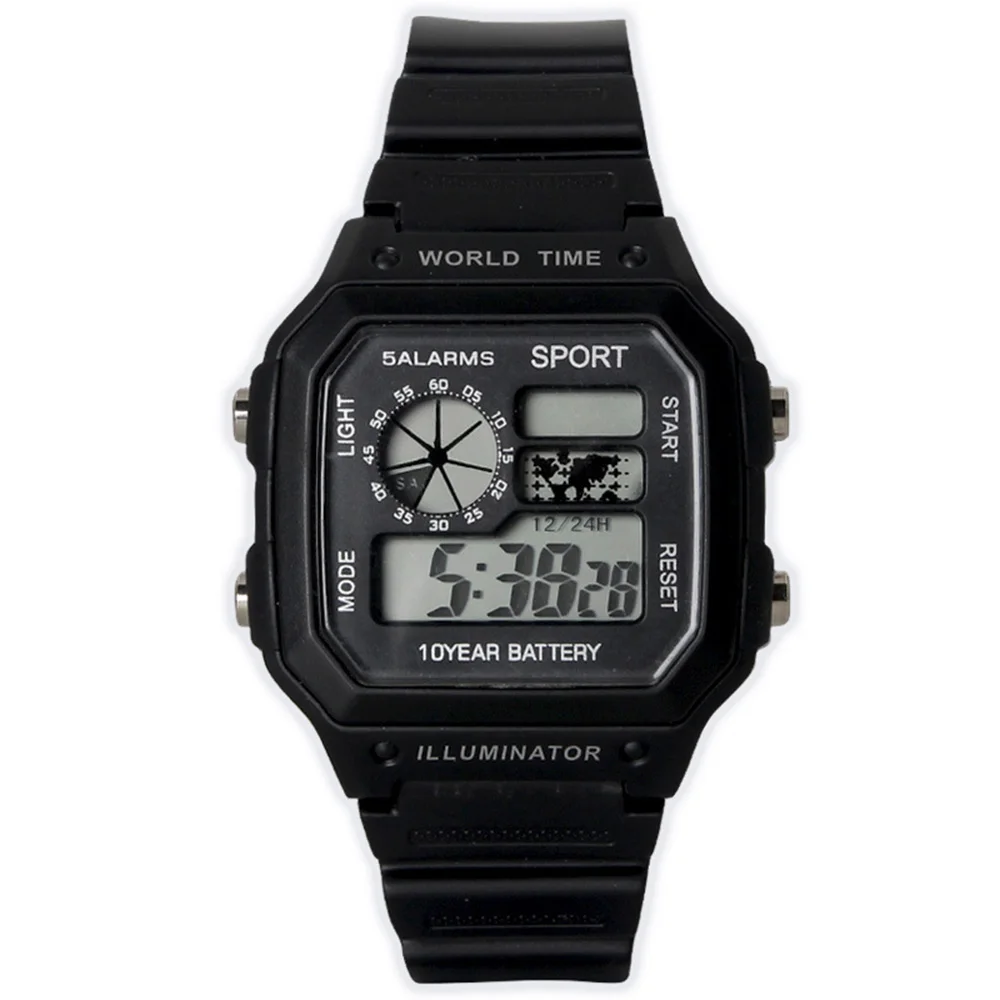 

LED Reloj Deportivo Hombre Black Relogio Digital Masculino Fashion Wristwatch Mens Sports Watch Uhr Waterproof Montre Homme Saat