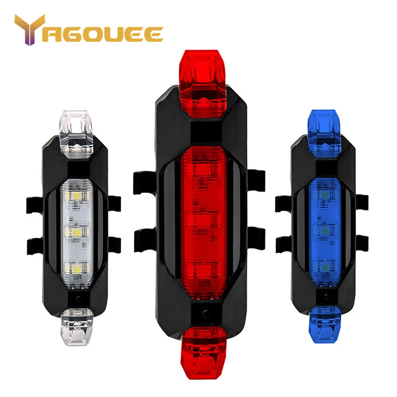 

Bicycle 918 Tail Light USB Charging Night Riding Safety Warning Light Outdoor Riding LED Highlight Bicycle Light BikeTail Lamp