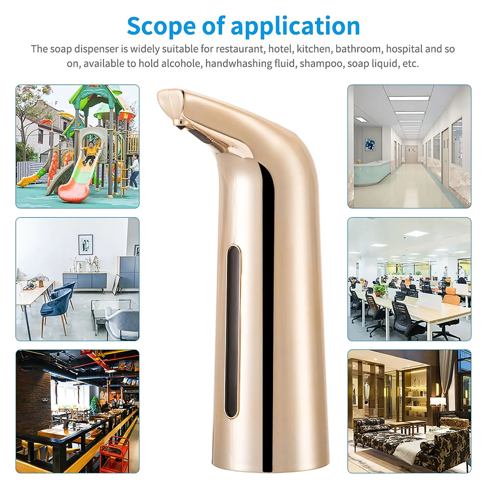 

Fast Shipping Bathroom Soap Dispenser Automatic Soap Dispenser Touchless Rechargeable Liquid Soap Dispenser Dropshippng