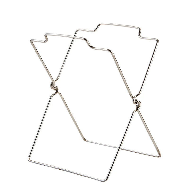 

Stainless Steel Garbage Bag Shelf Home Kitchen Countertop Folding Trash Bag Bracket Holder Organizer Dishcloth Towel Rack