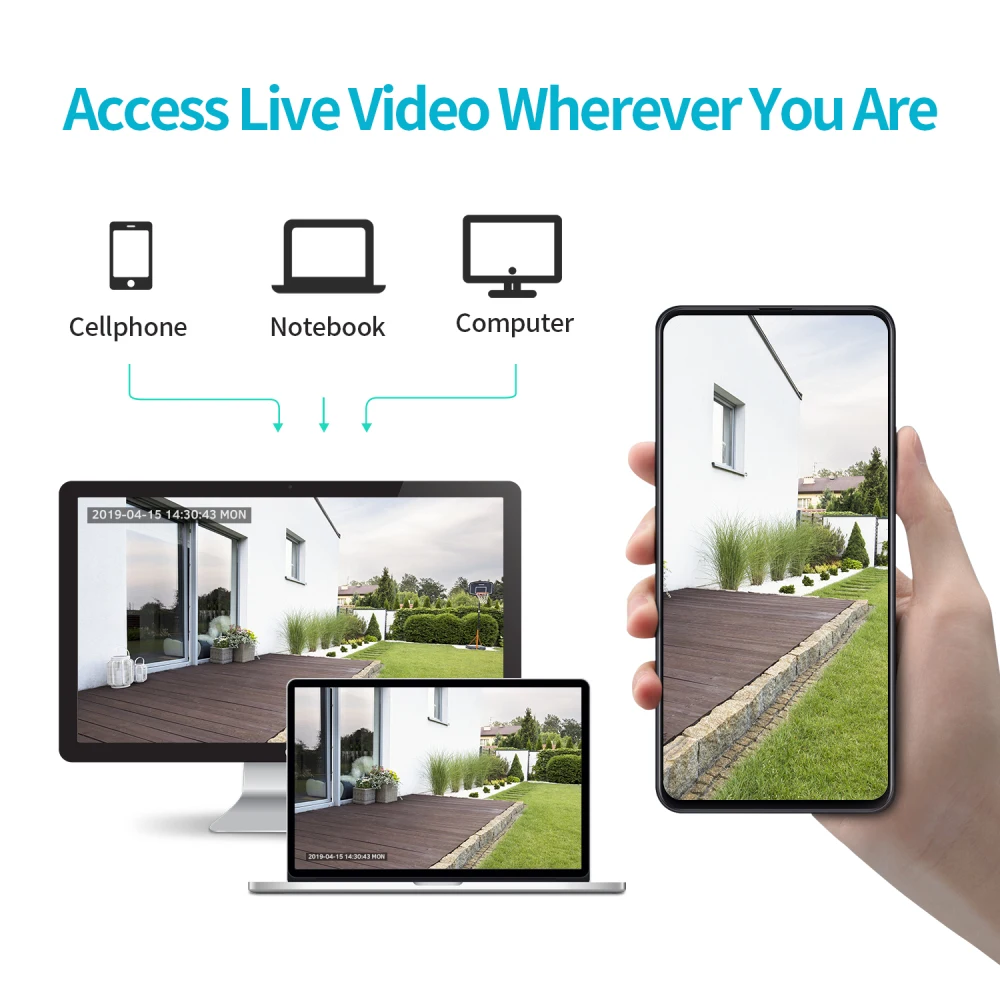 HeimVision HM211 Wifi IP камера 1080P Водонепроницаемая наружная видеонаблюдения для