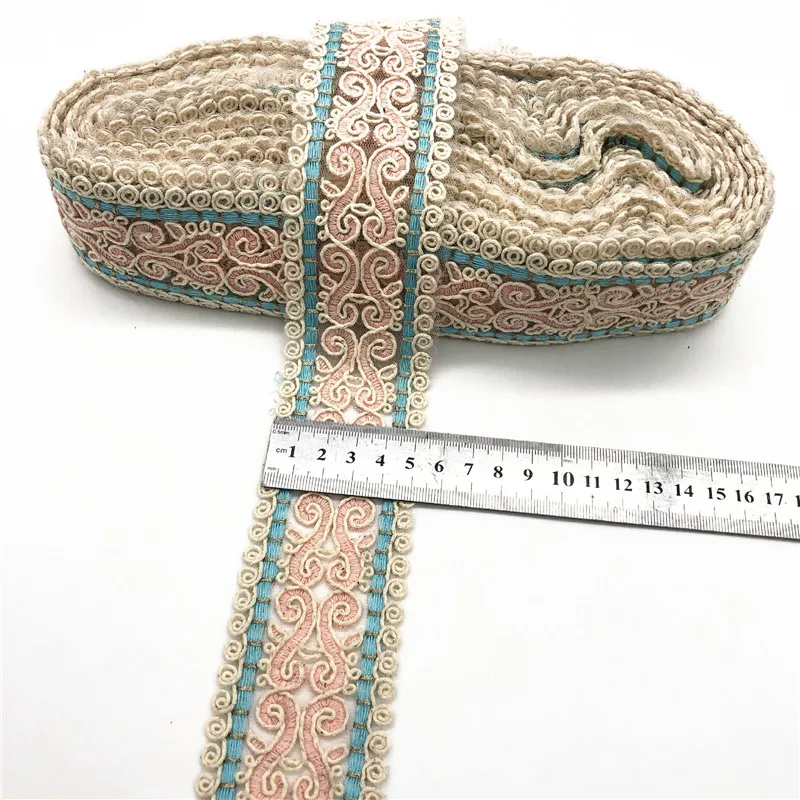 1 ярд кружевная лента с блестками Цветочная для свадебного платья швейный