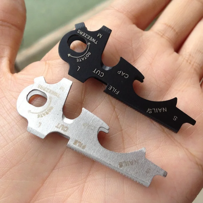 8 в 1 мульти инструмент ключ из нержавеющей стали открытый многофункциональный