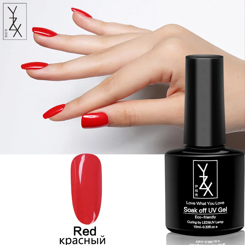 Color102Red YXZ Осенняя Серия кофейного цвета лак для ногтей отмачиваемый УФ лак Гелевый лак для основы матовое верхнее покрытие 10 мл Эмаль Гель лак для ногтей - Цвет: Color102Red