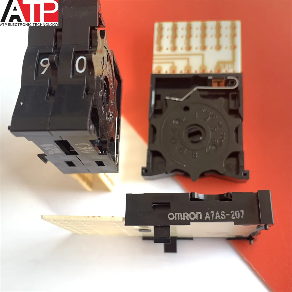 

1PCS original imported A7AS-207 dial switch gold plated circuit board connection A7AS 207 genuine welcome to consult and order.