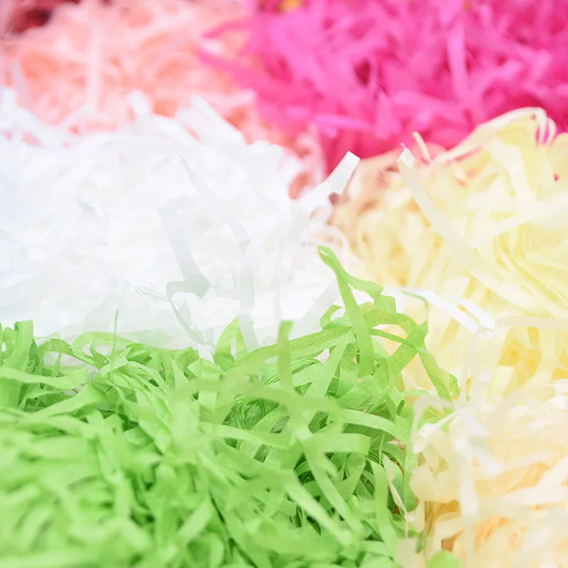 50 г измельченная сморщенная бумажная рафия DIY сухая соломинка измельченная бумага наполнитель «Трава» Свадебная вечеринка украшение Подарочная коробка Упаковка
