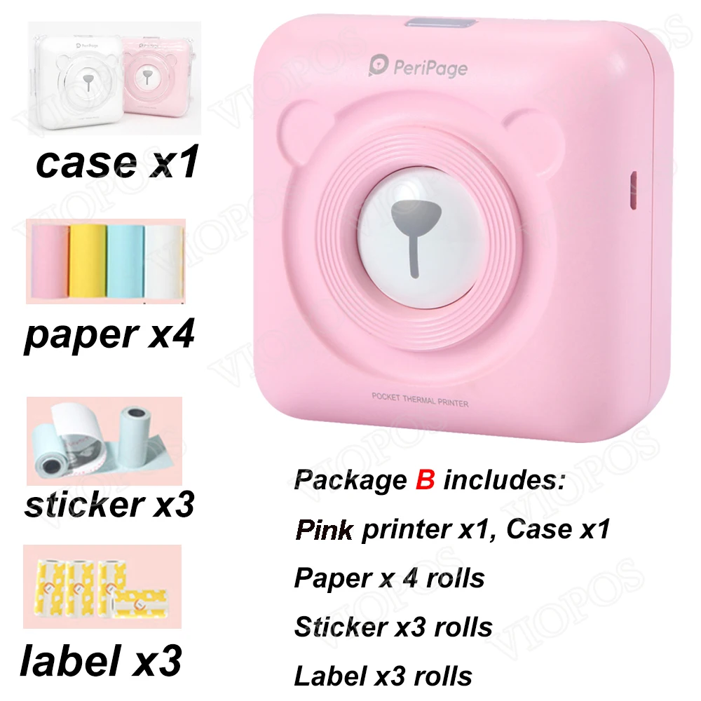 

Mini Pocket Photo Printer For Mobile phone Android and iOS