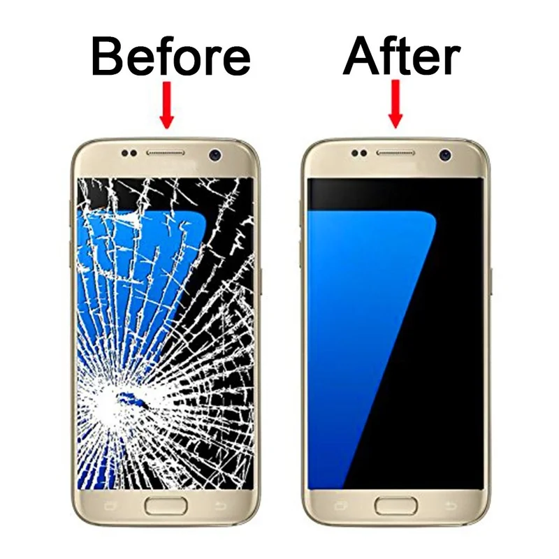 

New LCD Display Touch Screen Replacement For Samsung S7 Edge Phone Front Display Touchscreen Replacement Kit