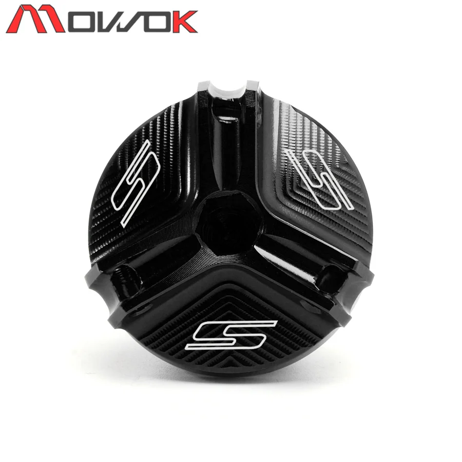 black M20* 1,5 для SUZUKI GSX-S125 GSX-S150 GSX-S750 GSX-S1000 GSX-S1000F Мотоцикл частей CNC машинное масло наполнитель Кепки штепсельной вилки - Цвет: black