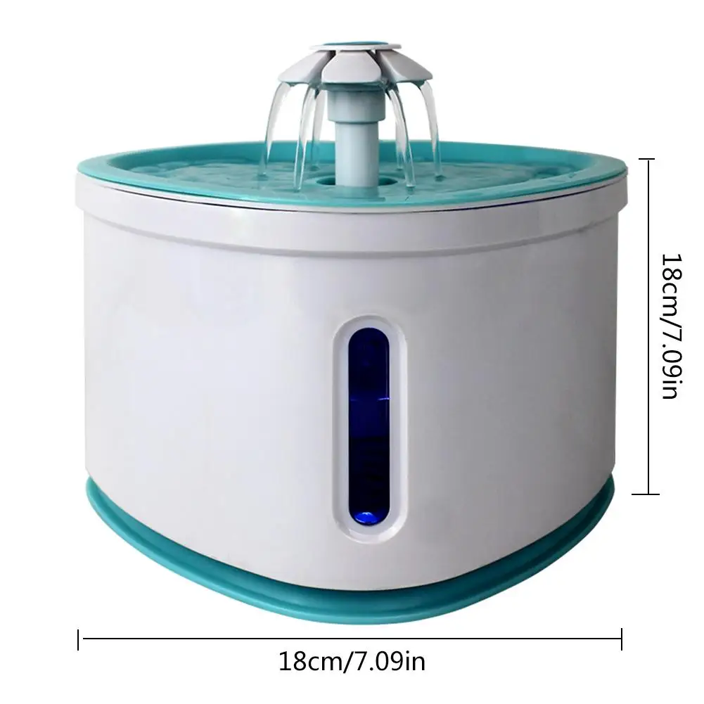 Автоматический диспенсер для воды в форме сердца домашних животных фонтаны