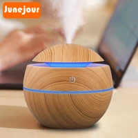 air humidifier wood 130ml ultrasonic electric aroma diffuser air humidifier essential oil aromatherapy cool mist maker for home