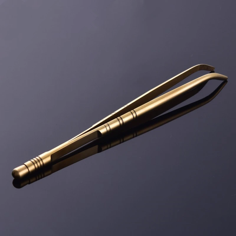 

1 Piece 16.5cm Kitchen Cooking Medical Tweezers Tongs With Comfortable Ridged Handle Bar Tool