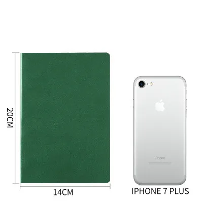 A5 мягкая точечная записная книжка Bullet Journal 128 листов записная книжка - Цвет: Dark Green