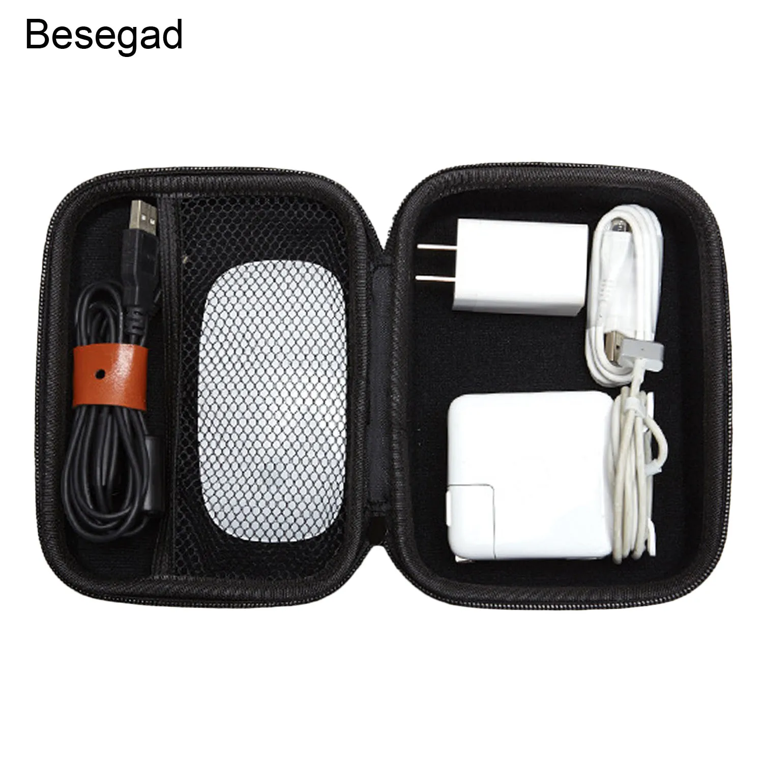 

Besegad Hard EVA Portable Travel Carrying Protective Storage Case Bag For Apple pencil Laptop Power Adapter Mouse Accessories