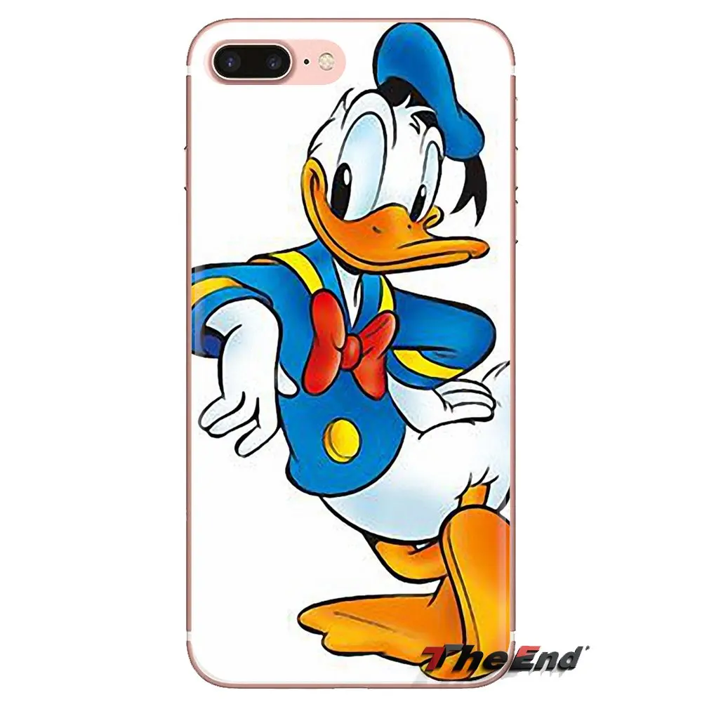 Cartoon Super Donald Duck Art Silicone Phone Skin Case For Samsung Galaxy S3 S4 S5 Mini S6 S7 Edge S8 S9 S10 Plus Note 3 4 5 8 9 |