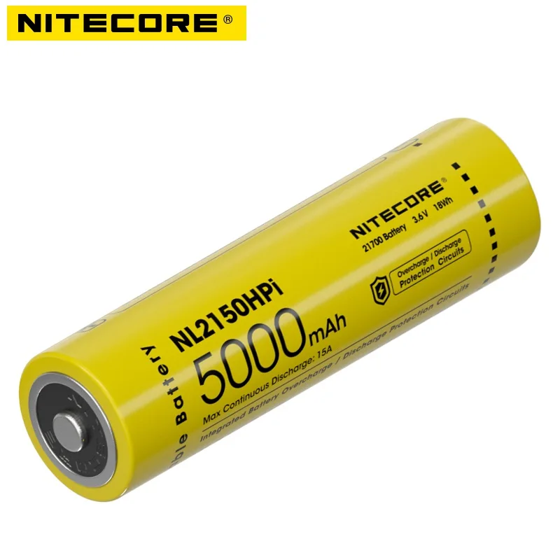 

Перезаряжаемый литий-ионный аккумулятор NITECORE NL2150HPi 3,6 В 21700