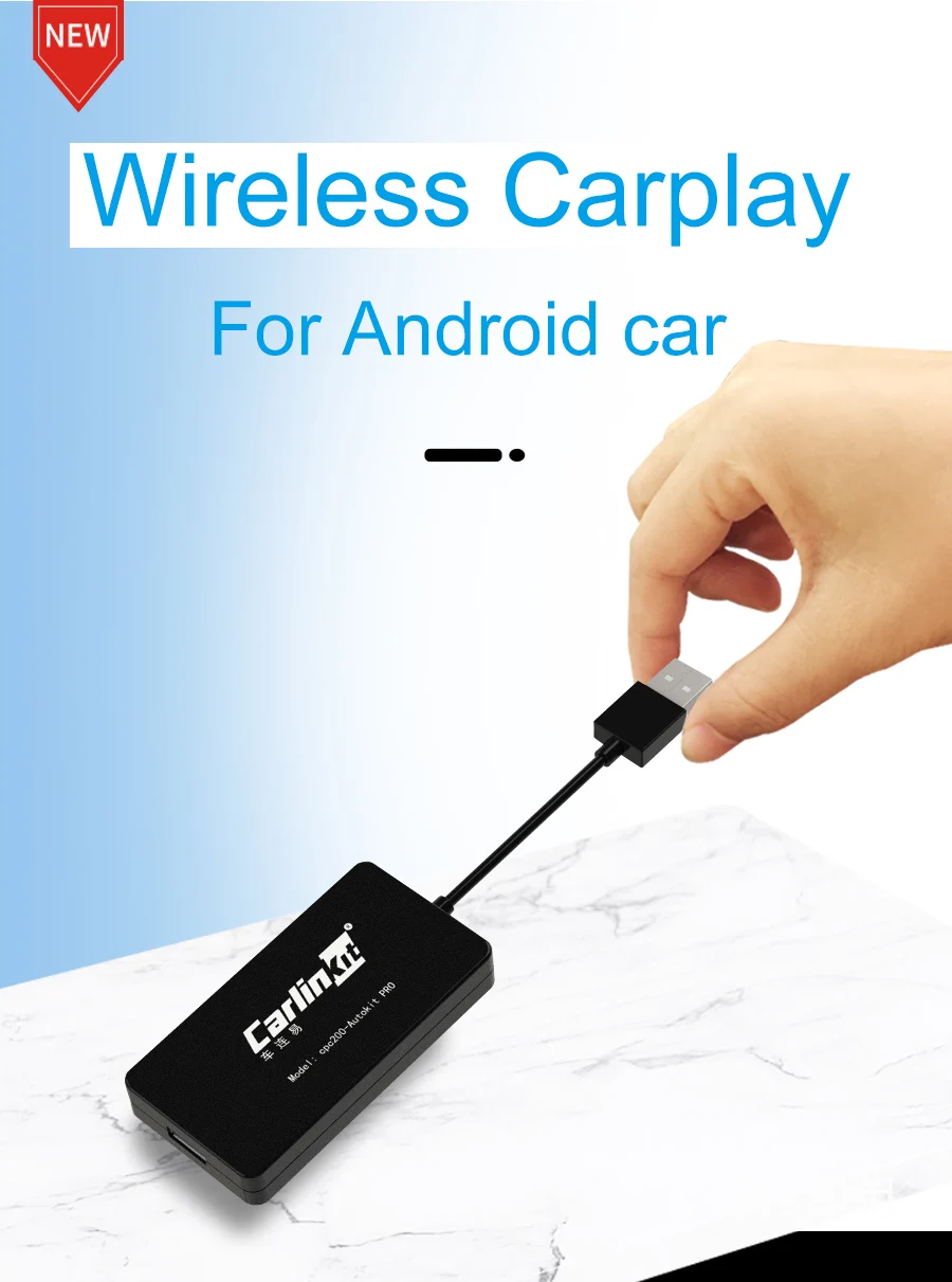 Carlinkit беспроводной Смарт ссылка Apple CarPlay ключ для Android навигации плеер мини USB Carplay палка с Android авто