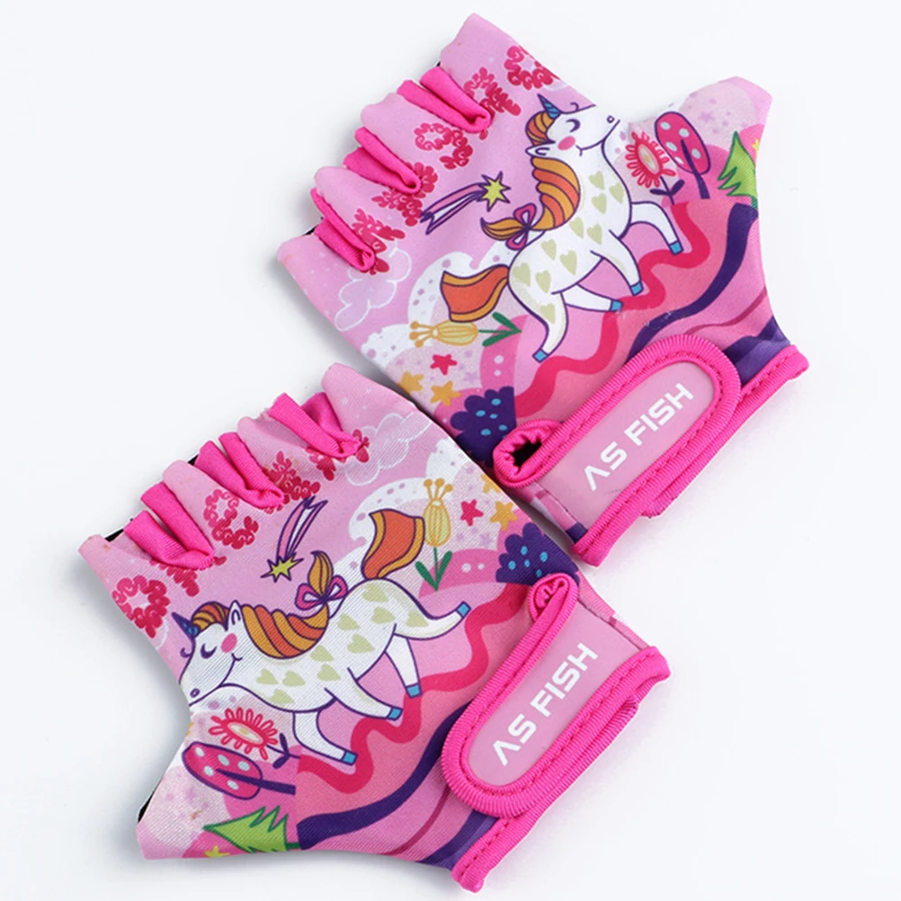 1 пара детские велосипедные перчатки с открытыми пальцами | Спорт и развлечения