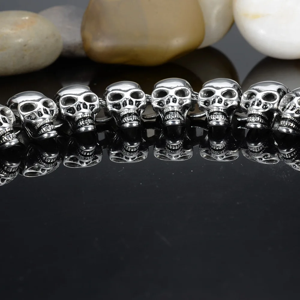 Мужской браслет в стиле панк из титановой стали аксессуары для мотоциклов