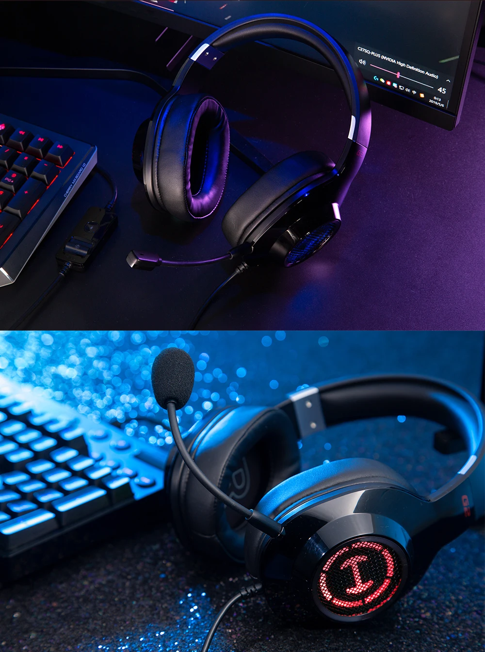 Edifier G2 II игровая гарнитура музыкальные стереонаушники проводные наушники 7,1 Virtual Surround Sound проводные наушники HD микрофон