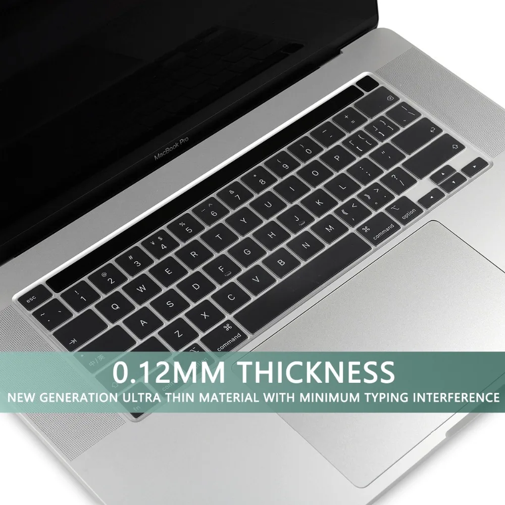 Светильник из термополиуретана с прозрачным покрытием для клавиатуры MacBook Pro 16 дюймов A2141 с сетчаткой