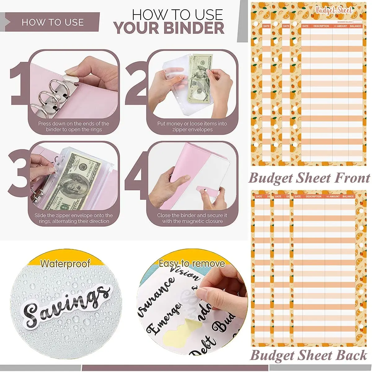 Конверты для сбережений A6 29 шт.