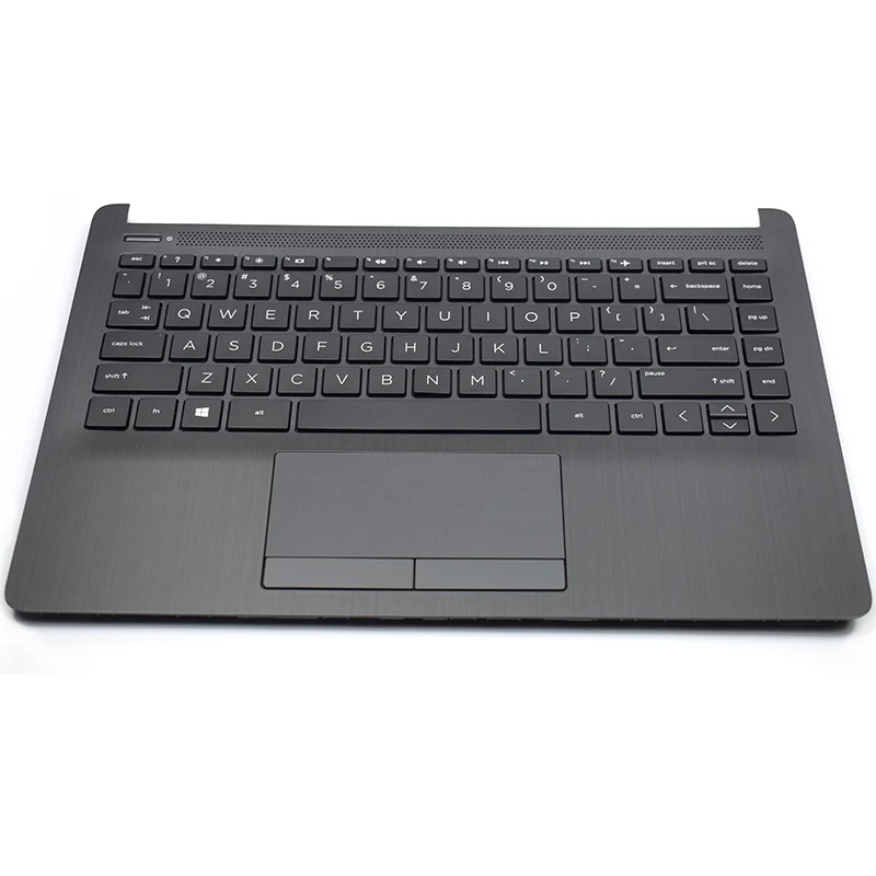

Pop Original For HP Pavilion 14-CF 14-DF 14-DK Laptop Palmrest Upper Case Keyboard L24818-001 L23491-001 Gray