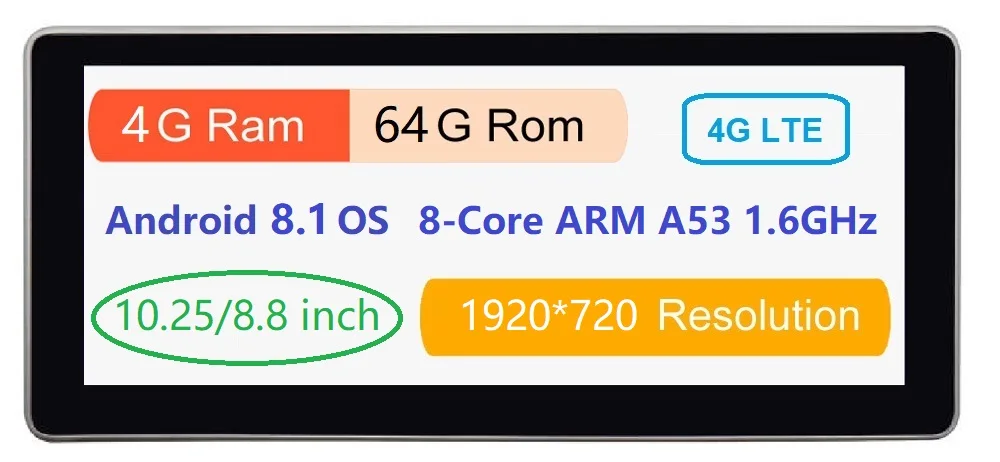 4G RAM Right Peptide 10,2" 4G+ 64G Android жесткий экран для Audi Q5 2009- низкий Config с gps-навигация, радио, стерео Мультимедийный Плеер - Цвет: 4G RAM Right Peptide