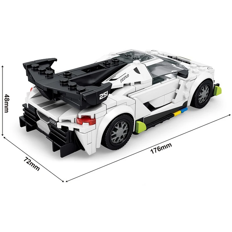 2021 new speed champions koenigseggs jesko supercars racing sports car building blocks vehicle figures bricks classic model toys free global shipping