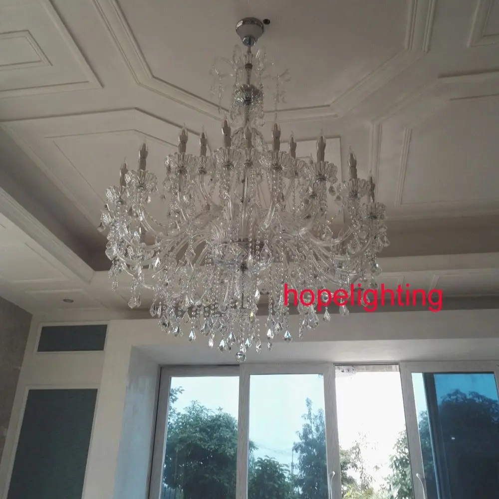 Sitting Room Large Chandelier Crystals Empire Lighting Bohemian Chandeliers for Hotel Lobby Lamp Big Hall Restaurant Decorate | Освещение