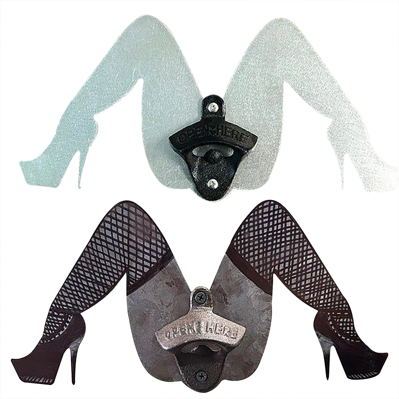 

Металлический винтажный штопор с забавными ножками, винтажный штопор для бара, пива, товары для дома идеально