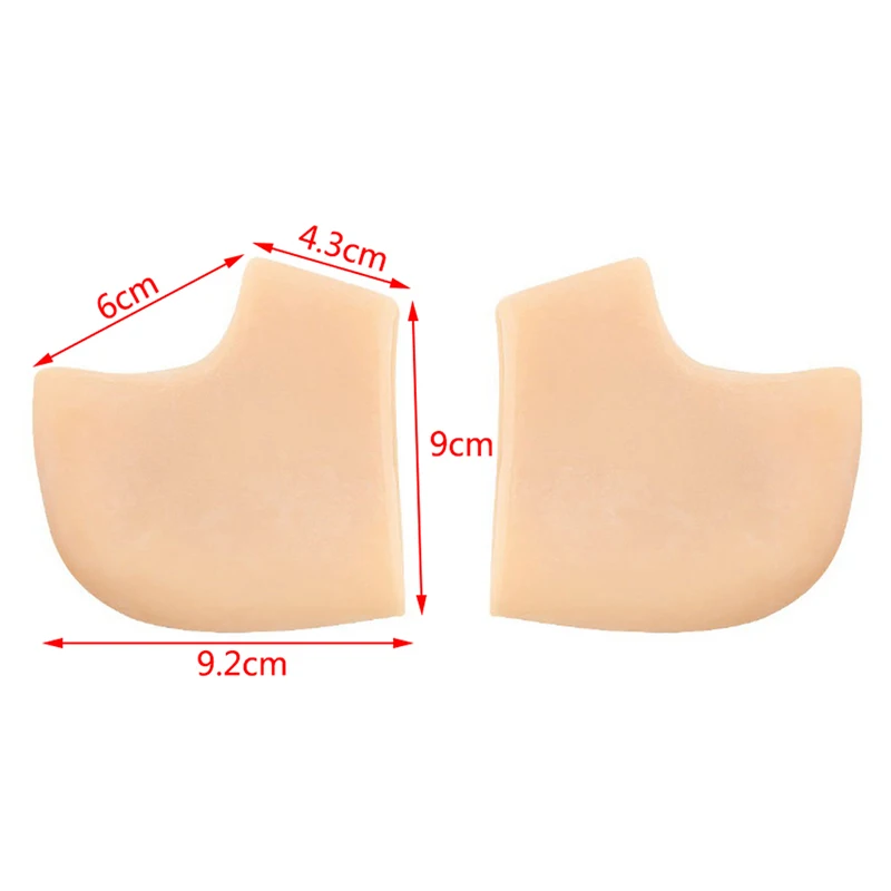 

2pcs Medical Grade Silicone Heel Protectors Socks Pedicure Moisturizing Feet Pain Relief Heels Foot Health Care Protectors Socks