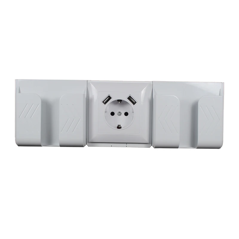 Настенная электронная розетка, стандарт ЕС, розетка с двумя домашними usb-разъемами, зарядное устройство, розетка с usb 5V2A V5-01