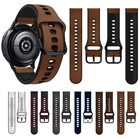 Ремешок из натуральной кожи для Samsung Galaxy Watch Active 2, браслет для смарт-часов Active2 40 мм 44 мм, ширина браслета 20 мм