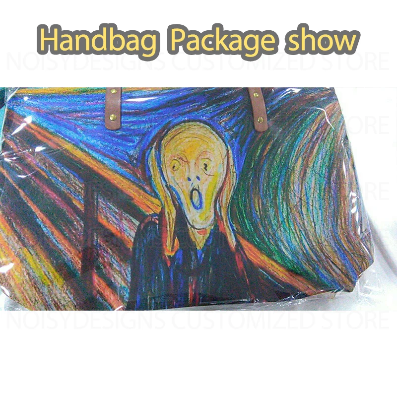 

Van Gogh The Starry Night 3D Custom Bags Drop Shipping Neoprene Shopping Bag Women Large Handbags Tote Crossbody Lady Shoulder