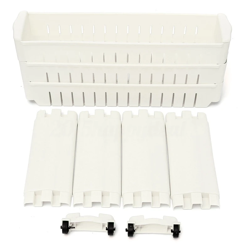 Тонкий выдвижной держатель для кухонной тележки полка хранения башня складной 3