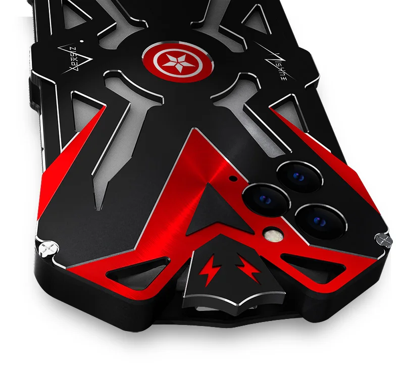 Aluminum Armor Thor Case For iPhone 11 Pro Max Cover The Flash Iron Man Phone Protective Shell Skin Bag | Мобильные телефоны и