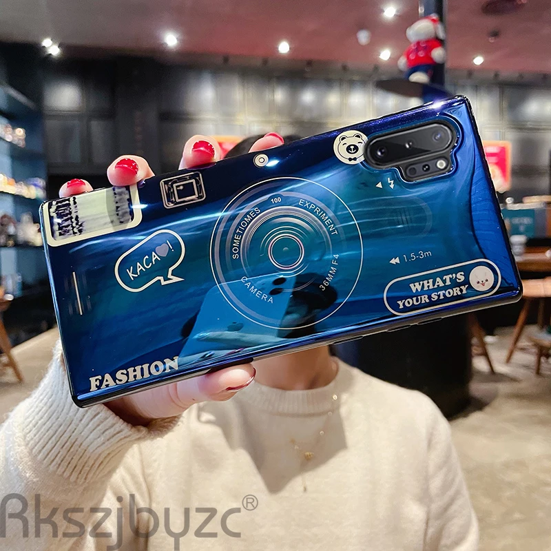 Для OnePlue 8 камера синий светильник силиконовый чехол для телефона 5 5T 6T 7T 7 Pro